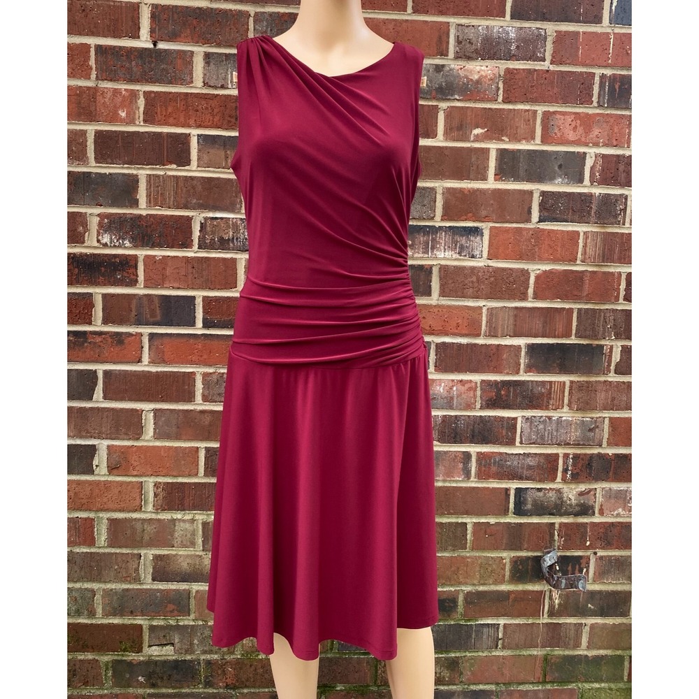 Lauren Ralph Lauren Sexy Sleeveless Bodycon Summer Dress Size 6,Stretch,Lined - Picture 14 of 16